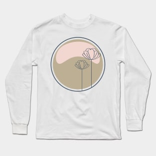 Simple Floral Hoop Long Sleeve T-Shirt